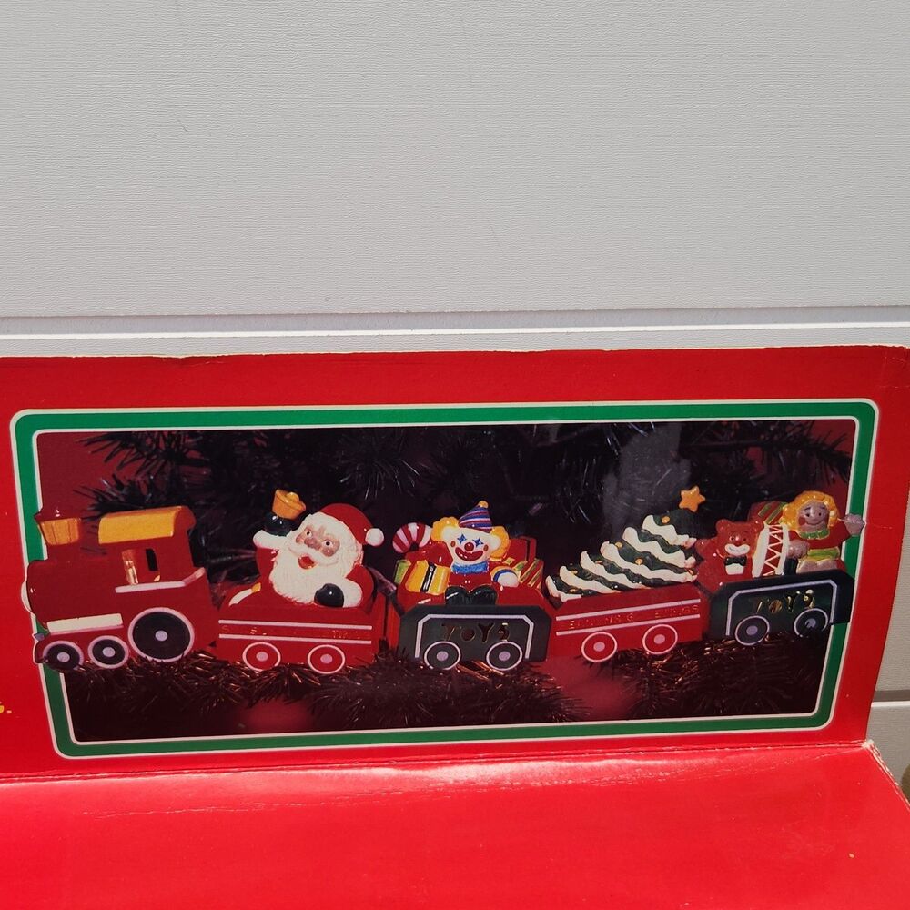 Vintage 80's Super Bright Train Set 10 Light Electrified New Open Box - Picture 6 of 8
